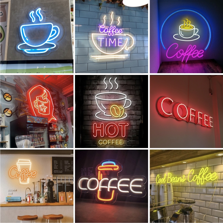 LNS-301 Coffee LED Neon Signs Made In Malaysia 
